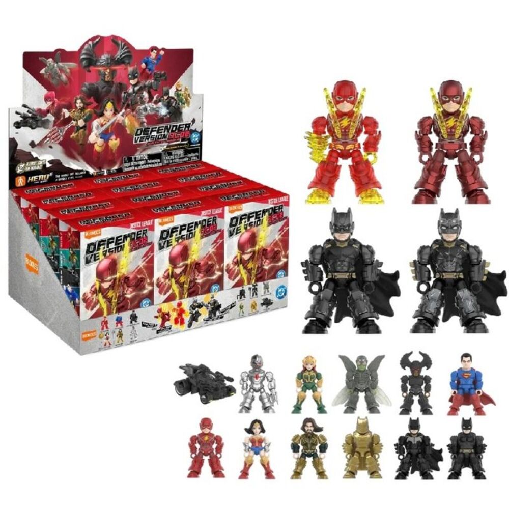 Blokees - DC - Defender Version - 02: Justice League 12ct PDQ Display